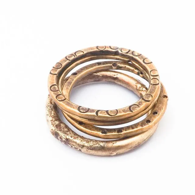 Brass Stacker Ring