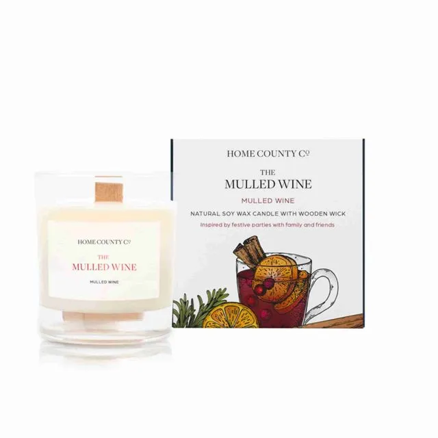 The Mulled Wine - Mulled Wine Soy Candle - Winter Collection