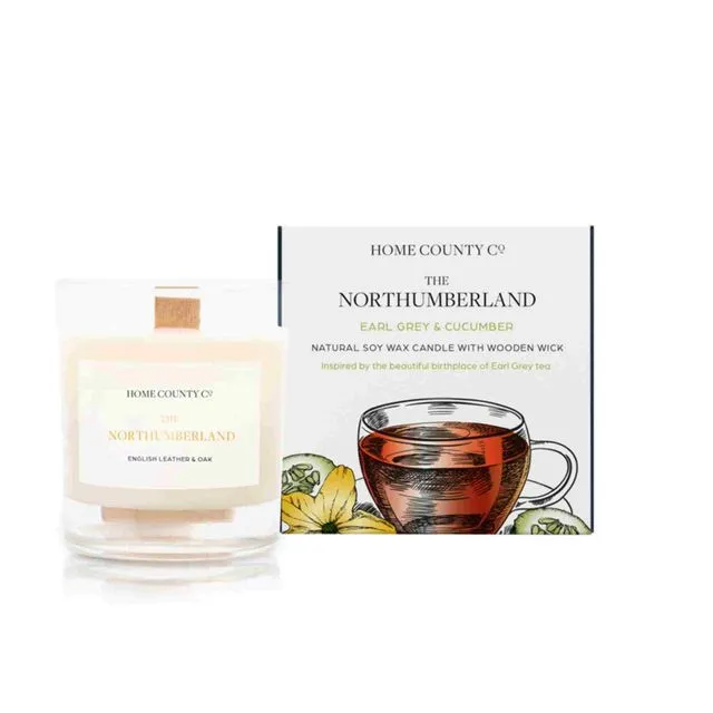 The Northumberland - Earl Grey and Cucumber Soy Candle