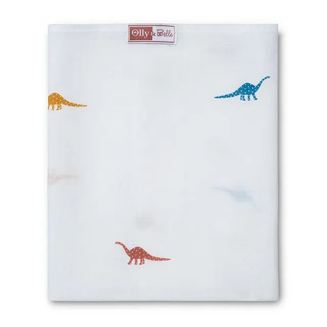 Dinosaur print - single muslin