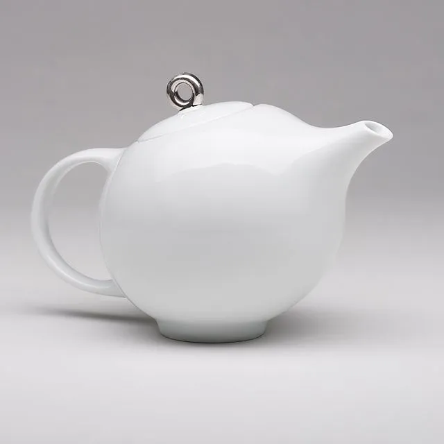 EVA teapot - white porcelain
