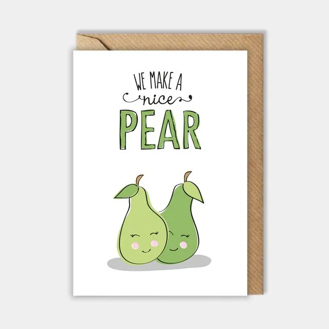 Love card: Nice pear