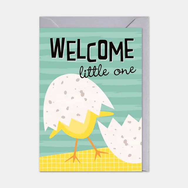 New Baby card: Welcome little one
