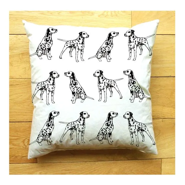 Dalmatian Medium Cushion | Handmade and Designed by Gemma Keith