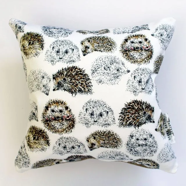 Hedgehog Medium Cushion | Handmade and Designed by Gemma Keith