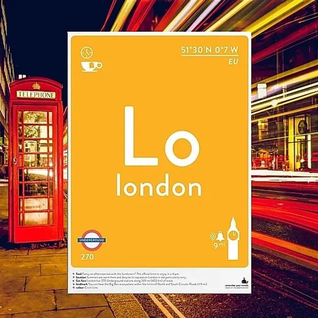London Print Poster/Postcard
