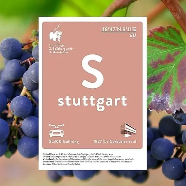 Stuttgart Print Poster/Postcard