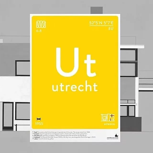 Utrecht Print Poster/Postcard