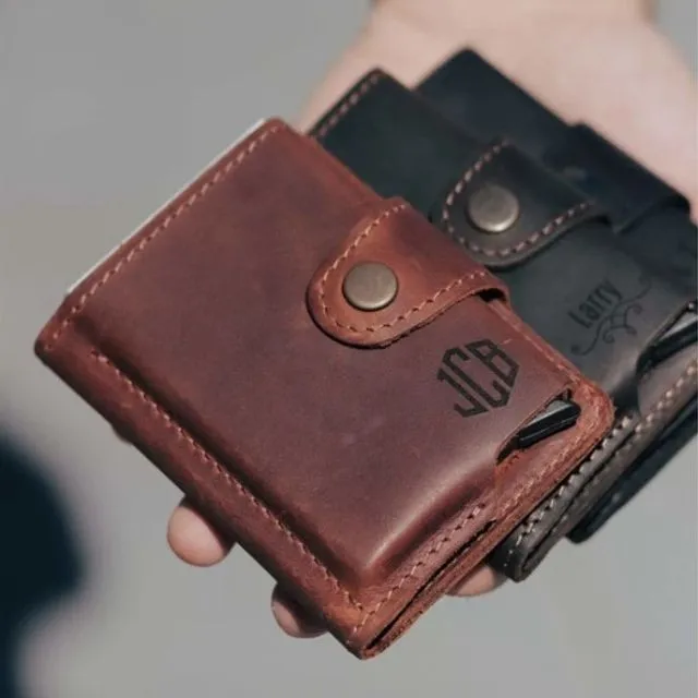 Leather Smart RFID Wallet