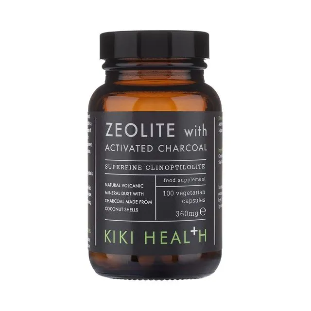 KIKI Health Zeolite With Activated Charcoal - 100 Vegicaps