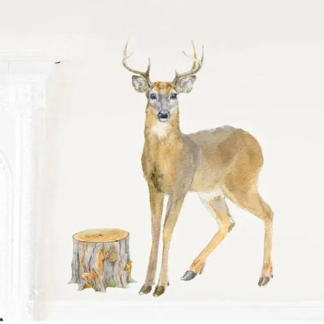 Deer Stag Wall Stickers