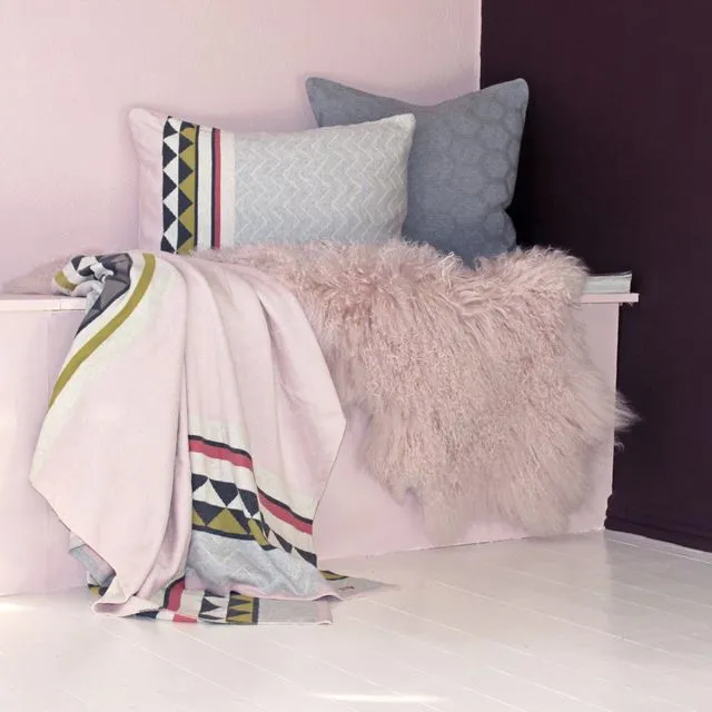 Vilma Cotton Blanket Pink