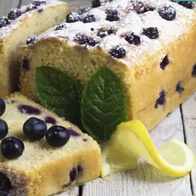 Blueberry and Lemon Loaf Cake (Gluten & Dairy Free)