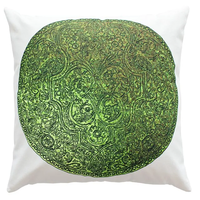Green Cushion Cover, Coin