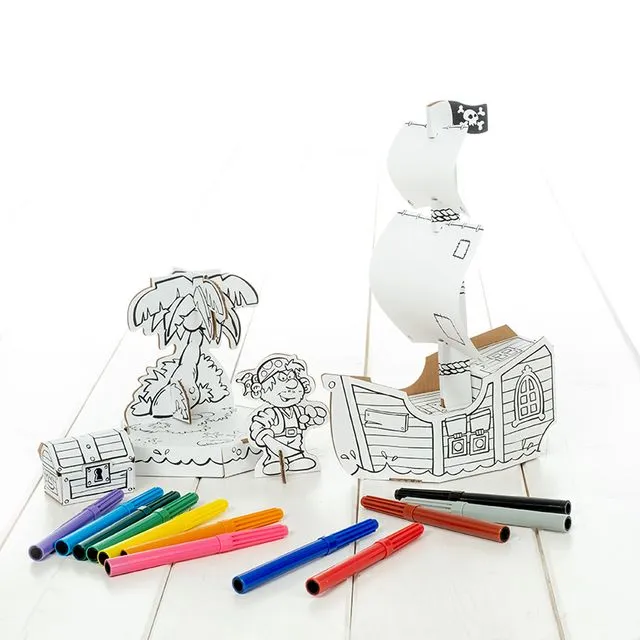 Pirate ship Puzzles and games B2604X