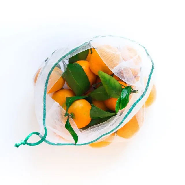 Set of 4 mesh bags for fruit and vegetables