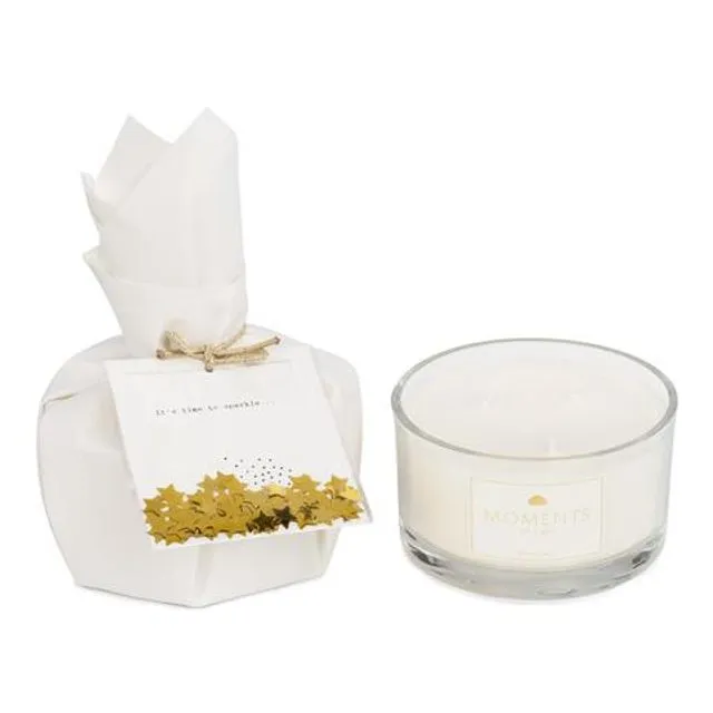 'MOMENTS OF SPARKLE' SCENTED CANDLE