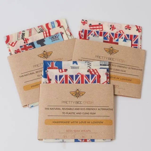 Beeswax Wrap London Pack