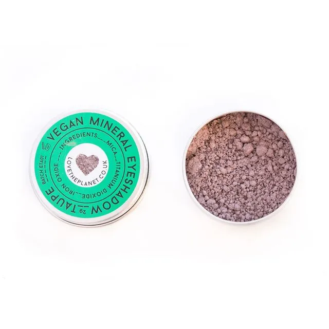 Vegan Mineral Eyeshadow - Taupe - Refillable Tin (2g)
