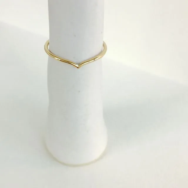 Recycled Gold Wishbone Ring