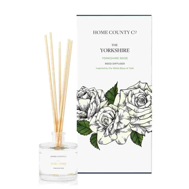 The Yorkshire - Yorkshire Rose 100ml Reed Diffuser