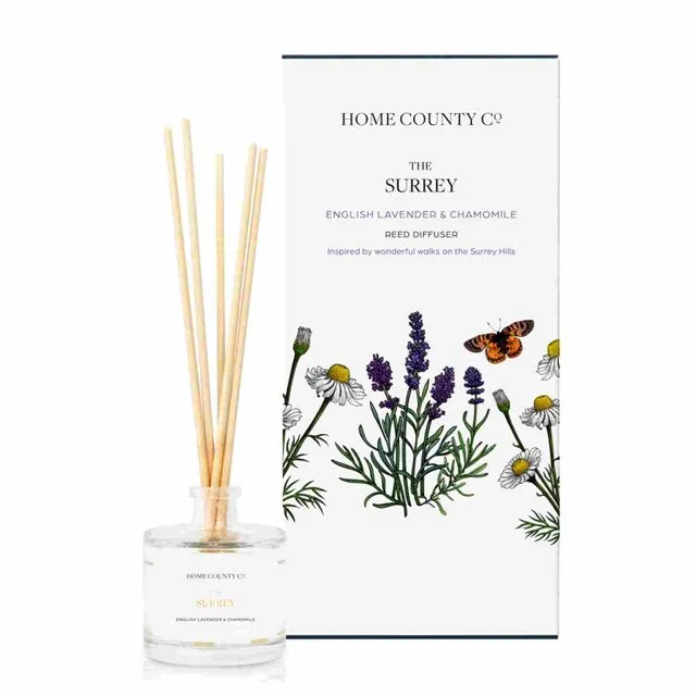 The Surrey - English Lavender and Chamomile 100ml Reed Diffuser