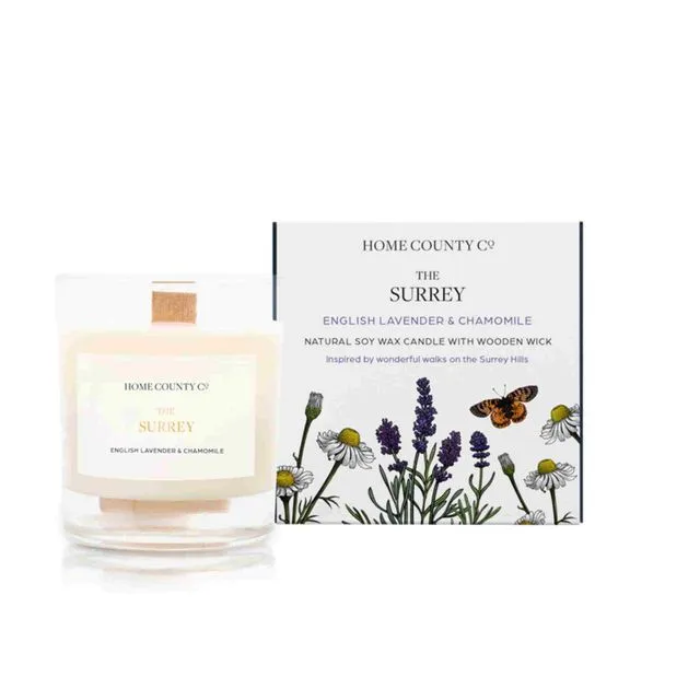 The Surrey - English Lavender and Chamomile Soy Candle