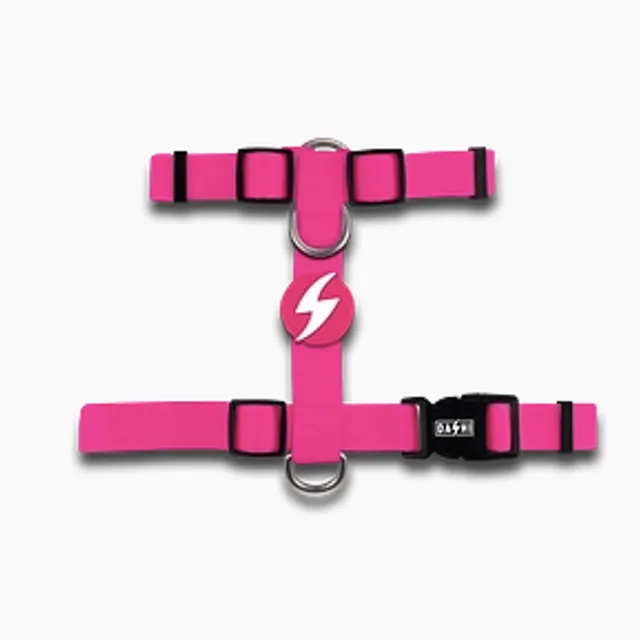 SOLID PINK BACK HARNESS