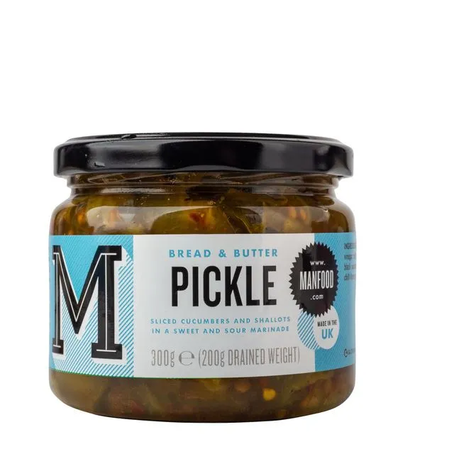 Manfood Bread and Butter pickles 300g