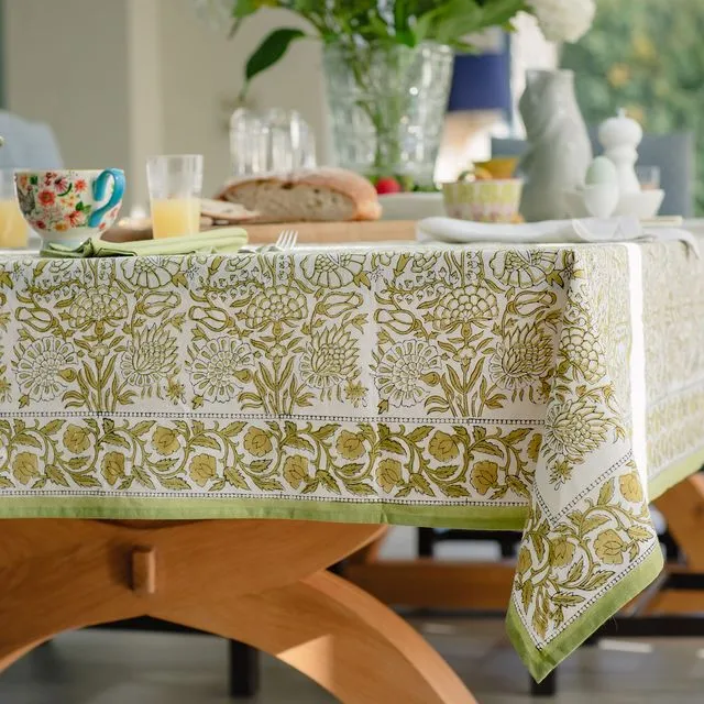 Eden tablecloth - Lime