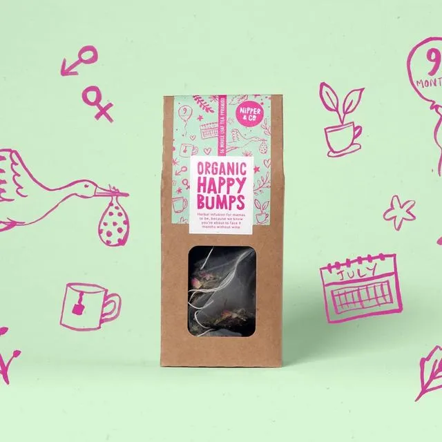 Organic Happy Bumps – Herbal Tea For Pregnant Mamas