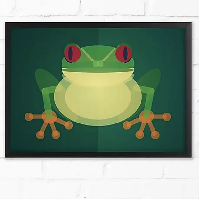 Mid Century Tree Frog Print 3 sizes animal wall art