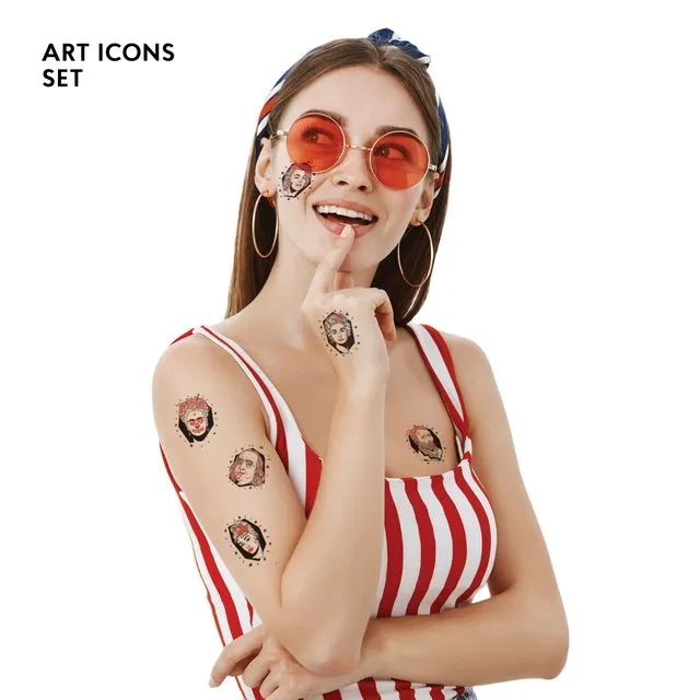 TATTon.me Art Icons set - cool temporary tattoos