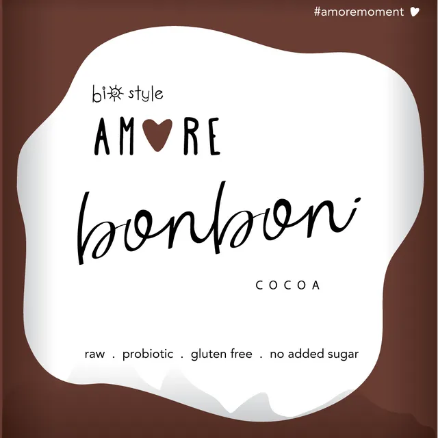 AMORE Organic Raw Bonbon Cocoa 40g x 10 pcs