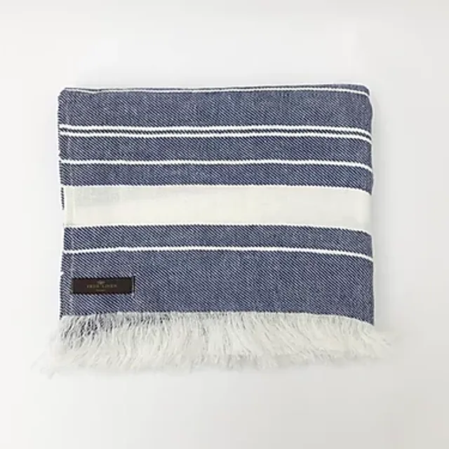 Blue Beach Linen Towel