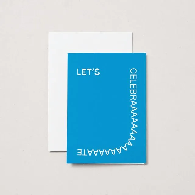 Let's Celebrate - A6 Greeting Card