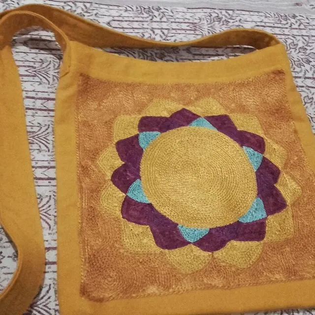 Rainbow Chakra Design Shoulder Bag Magic Crown