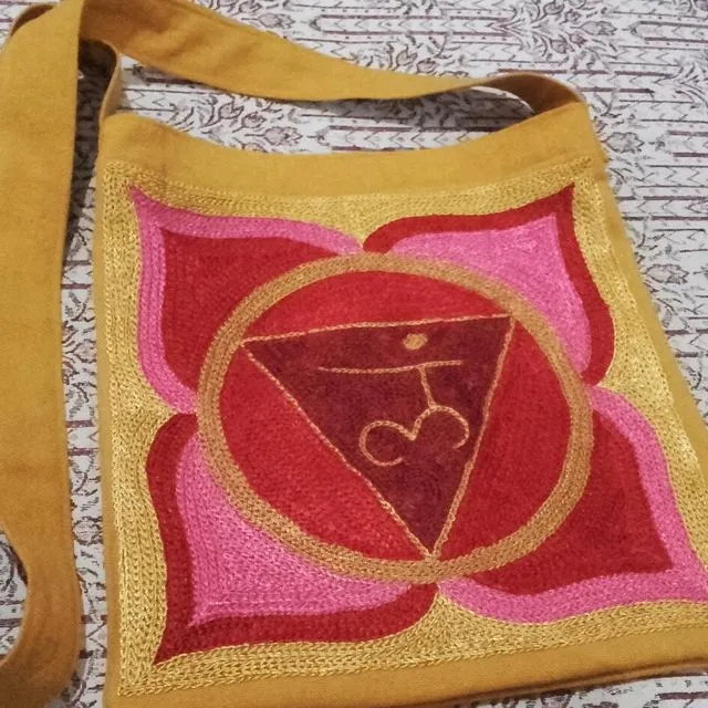 Rainbow Chakra Design Shoulder Bag Magic Root