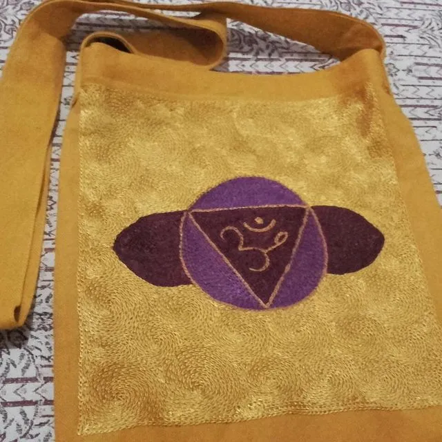 Rainbow Chakra Design Shoulder Bag Magic Third Eye