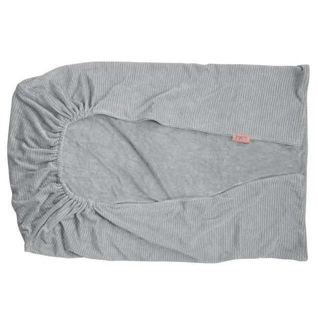 Tuck-Inn® baby blanket Corduroy Warm grey