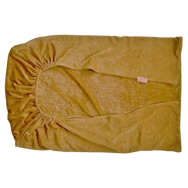 Tuck-Inn® bassinet blanket Corduroy Sweet honey