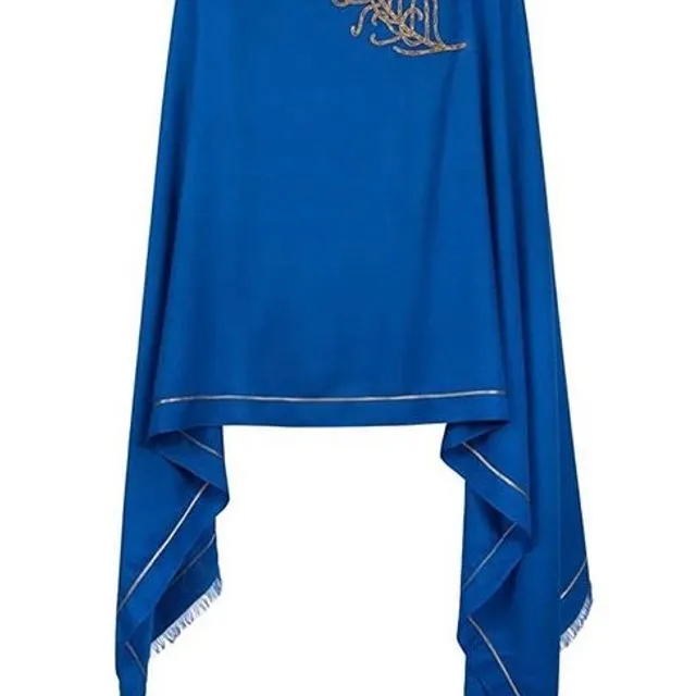 Angel Michael Blue Wrap Scarf for Protection, Strength & Courage