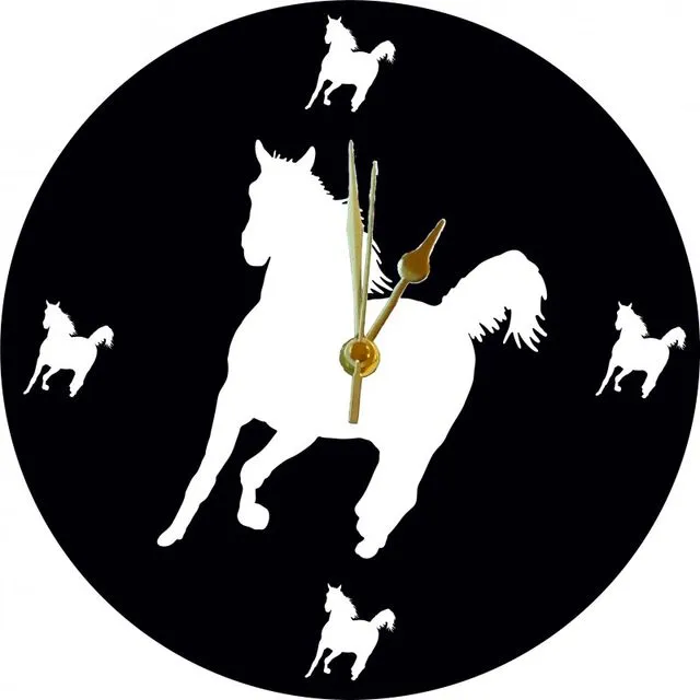 Cut Out Animal Clock - Horse Style 4