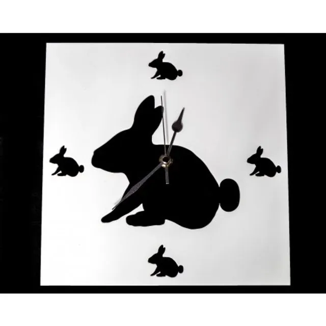 Cut Out Animal Clock - Rabbit Style 5