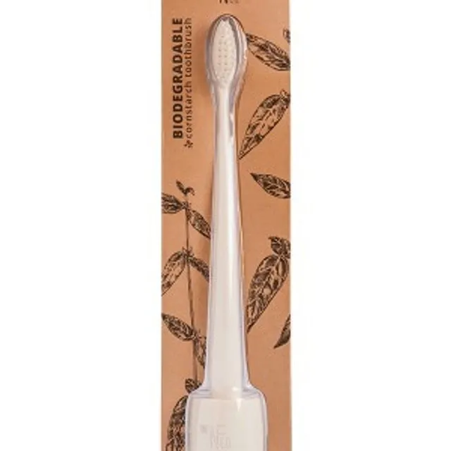Bio Toothbrush ™ Ivory Desert + Toothbrush Stand