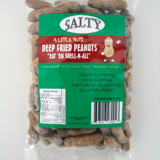 Salty Deep Fried Peanuts