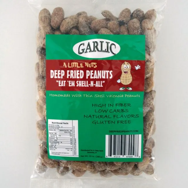 Garlic Deep Fried Peanuts