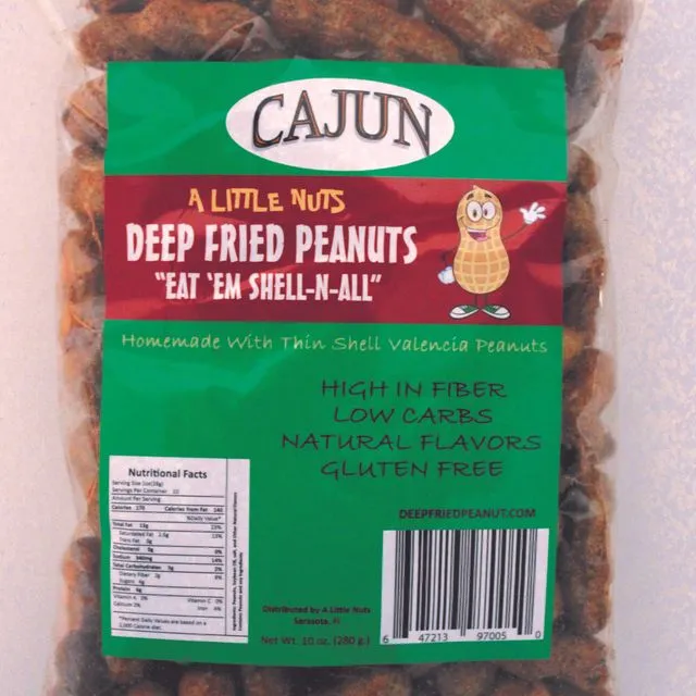 Cajun Deep Fried Peanuts