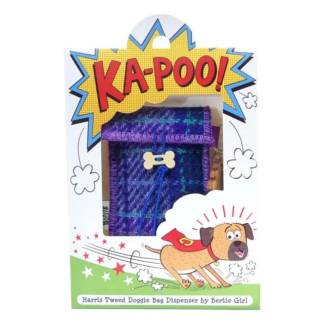 Ka-Poo Doggie Bag - Purple Tartan