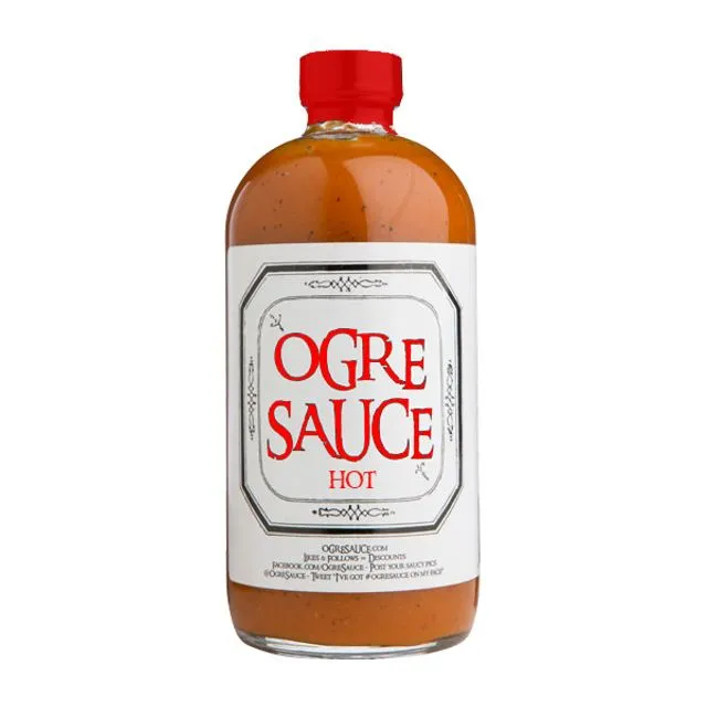 Ogre Sauce HOT Craft BBQ Sauce - 16 Fl Oz